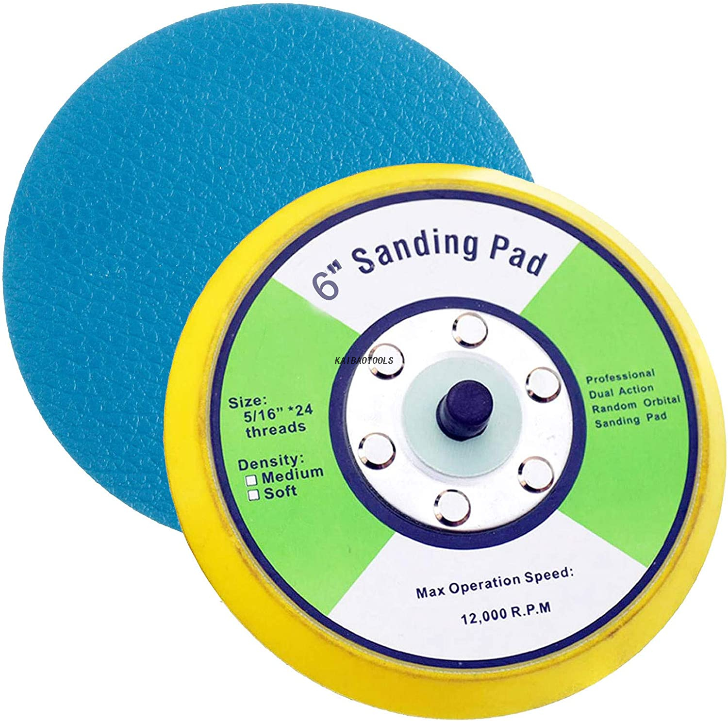  5 inch 125mm PSA Sanding Pads and Backing Pad for Dual Action Air Sander 
