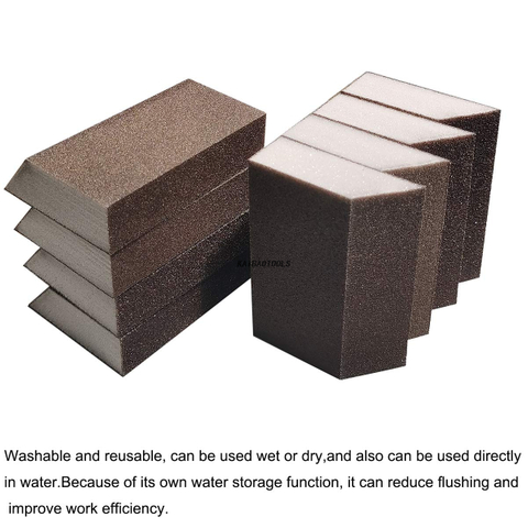 bevel edge Sponge sand for Wood Metal Polishing