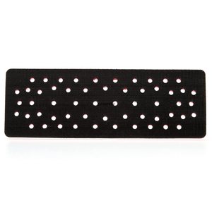  Sanding Pad, 33 Holes - For Orbital and Random Orbital Sanders - Hook and Loop Attachment - 70mm x 198mm x 12.7mm