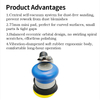 PANDAS Industrial grade 3-inch central suction sandpaper machine pneumatic polishing machine high-speed polishing machine