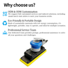 PANDAS Grinding Machine Non Vacuum Pneumatic Polishing Machine 70 * 198 Rectangular Dust free Dry Grinding Machine Industrial Sandpaper Machine Automotive Putty
