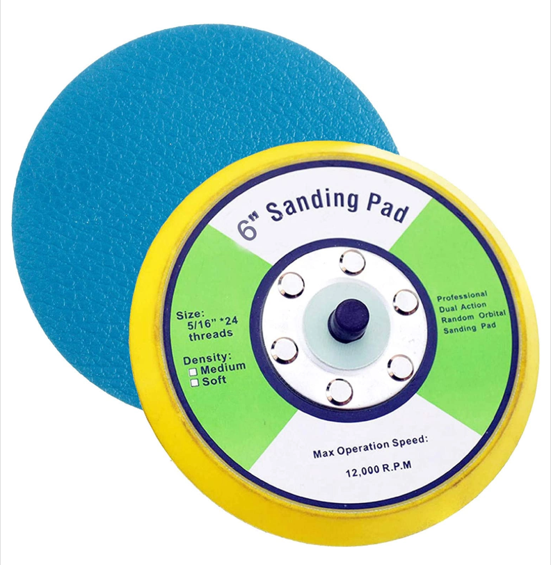 PSA sanding pads and backing pad