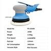 PANDAS Pneumatic dry grinder industrial grade 5-inch non vacuum car furniture polishing pneumatic sandpaper machine