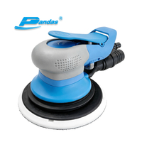 PANDAS Pneumatic dry grinder industrial grade 6-inch central suction car furniture polishing pneumatic sandpaper machine high-speed waxing polishing vacuum car