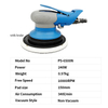 PANDAS 6-inch pneumatic polishing machine industrial polishing machine non vacuum polishing machine pneumatic sandpaper machine woodworking car dry grinding machine polishing machine
