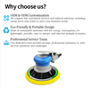 PANDAS 6-inch non vacuum pneumatic polishing machine, car polishing machine, metal deburring pneumatic tool