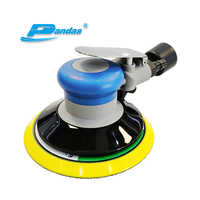 PANDAS 6-inch pneumatic self-cleaning polishing machine, car polishing machine, furniture, wood air grinder, dry grinder, eccentric dust-free