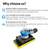 PANDAS 90×180mm Self‑Vacuum Pneumatic Sander Square Orbital Air Sander Industrial‑Grade Sanding Machine for Auto Body Woodworking Furniture Polishing and Putty Grinding