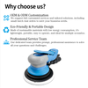 PANDAS Pneumatic dry grinder industrial grade 6-inch self suction car furniture polishing pneumatic sandpaper machine