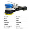 PANDAS Industrial grade 3-inch central suction sandpaper machine pneumatic polishing machine high-speed polishing machine