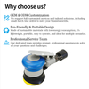 PANDAS 3-inch self-cleaning sandpaper machine pneumatic polishing machine high-speed polishing machine car polishing and waxing machine tools