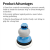 PANDAS Pneumatic dry grinder industrial grade 5-inch self suction car furniture polishing pneumatic sandpaper machine