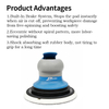 PANDAS 6-inch pneumatic polishing machine industrial polishing machine non vacuum polishing machine pneumatic sandpaper machine woodworking car dry grinding machine polishing machine