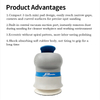 Pandas 3-inch pneumatic polishing machine, self-cleaning 75mm car paint surface small area polishing sandpaper machine point grinder point polishing