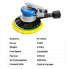 PANDAS 6 Inch Central Vacuum Pneumatic Sander for Polishing