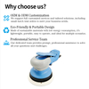 PANDAS Pneumatic dry grinder industrial grade 5-inch non vacuum car furniture polishing pneumatic sandpaper machine