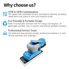 PANDAS 70 * 198 central suction rectangular pneumatic polishing machine, pneumatic sandpaper polishing machine, automotive putty polisher