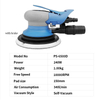 PANDAS Pneumatic dry grinder industrial grade 6-inch self suction car furniture polishing pneumatic sandpaper machine